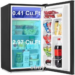 Walsh WSR35BK Compact Refrigerator, Single Door Fridge, Adjustable Mechanical The