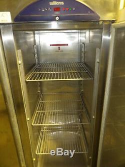 Williams catering freezer. Stainless, upright, single door
