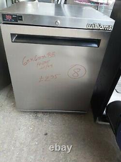 Williams undercounter single door fridge stainless steal heavy duty 60x60x88 cm