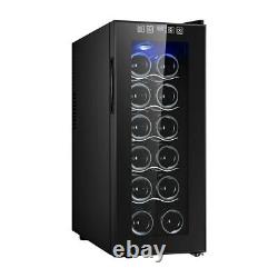 Wine Cooler Fridge Touch Screen LED Display Drink Cabinet Chiller Thermoelectric