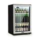 Wine Fridge Beer Cooler Drinks Chiller Bar Refrigerator 133 L Auto Defrost Black