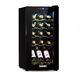 Wine Fridge Refrigerator 44l 15 Bottles Drinks Cooler Chiller Touch Panel Black