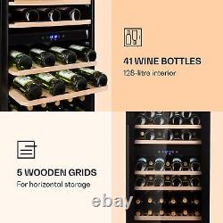 Wine Fridge Refrigerator Cooler Drinks Storage Free Standing 128L 41 Bottles 85W
