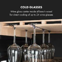 Wine cooler fridge refrigerator 165 Bottles Glasses 2 Zones 425L Capacity Glass