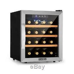 Wine cooler fridge refrigerator Beer mini bar 16 bottles counter top Silver